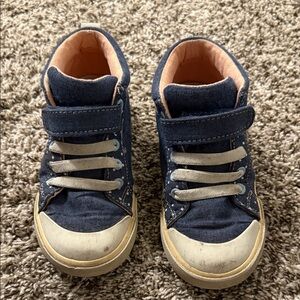 See Kai Run Navy Polka Dot Sneakers